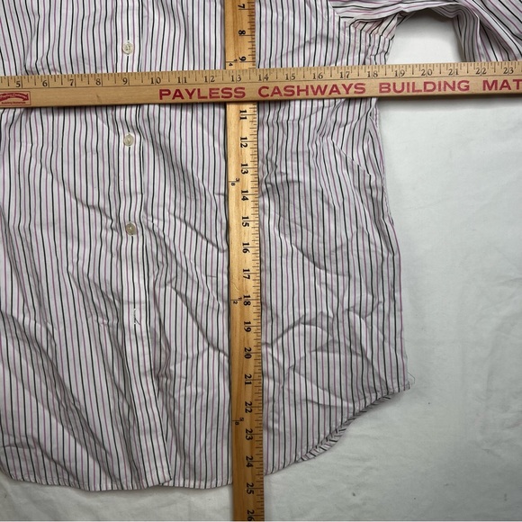 Bundle 2 Ralph Lauren Women’s M Long Sleeve Button-Front Striped Shirt L080123 - Picture 11 of 11